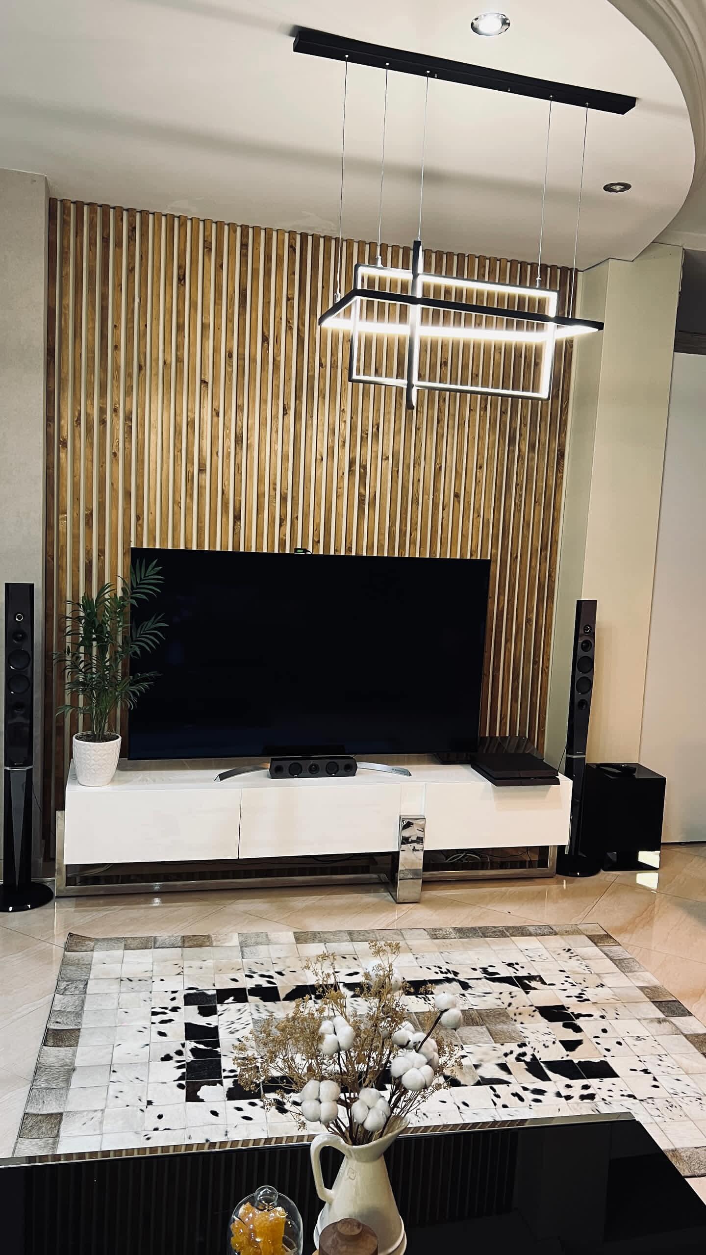 لوستر مدرن رستیک 3 شاخه
